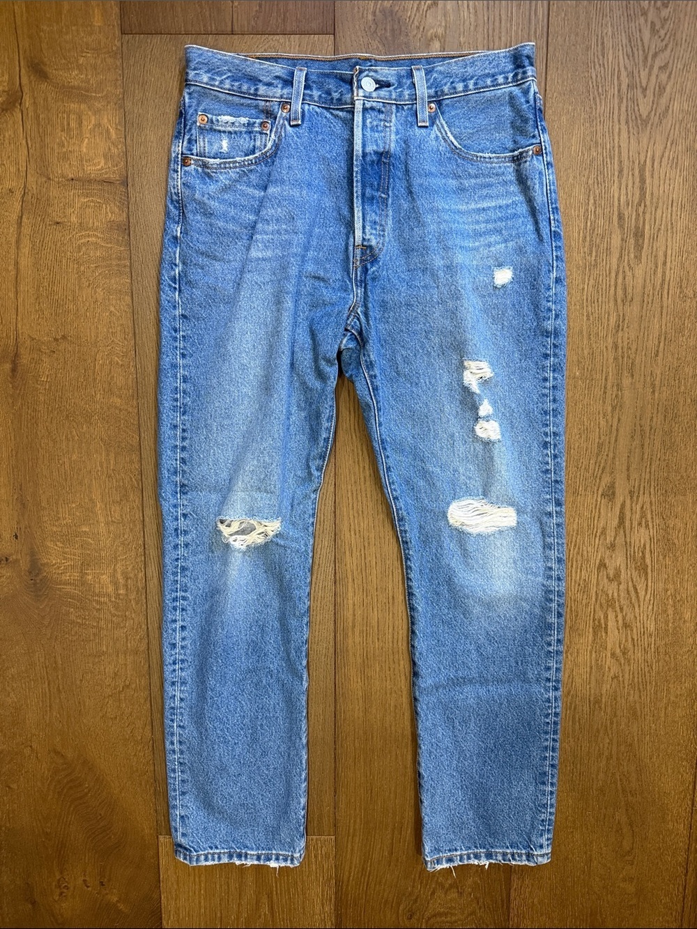 Levi's 501 Women's Original Fit Straight Leg Jeans - Size 29